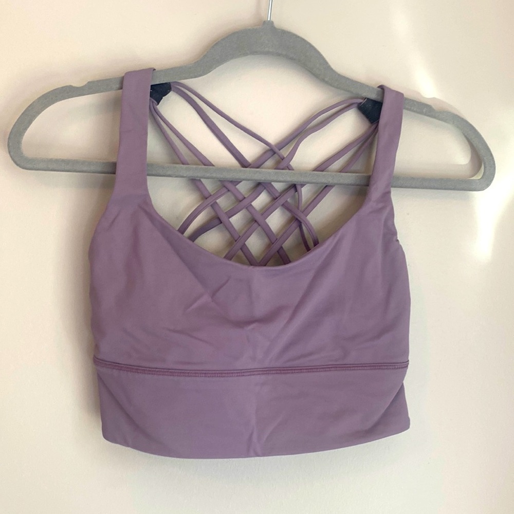Lululemon Lavender Low Impact Bra